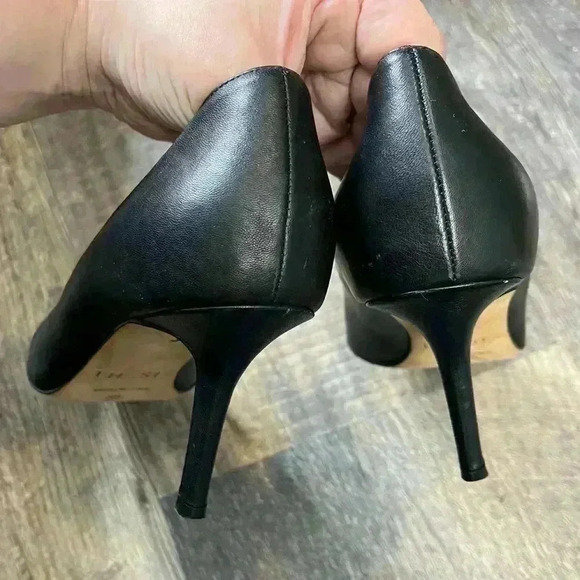 Thesis Couture Eve Classic Pump High Heels  Black Leather Size EU 38 US 7.5 - Picture 11 of 12